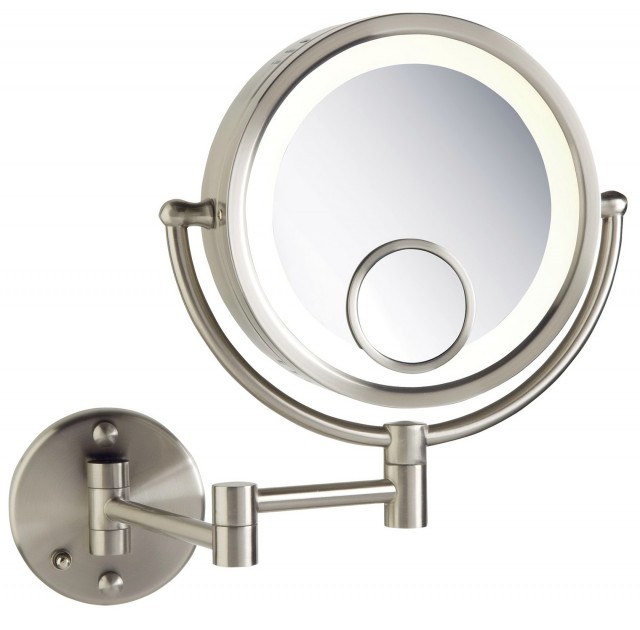 Lighted Makeup Mirror Wall Mount Hardwired Lighted Makeup Mirror Wall Mount Hardwired