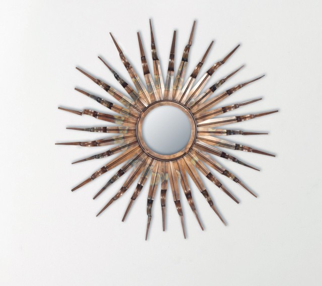 Mirrored Sunburst Wall Art Mirrored Sunburst Wall Art