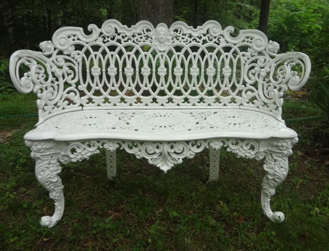 Victorian Cast Iron Bench Victorian Cast Iron Bench