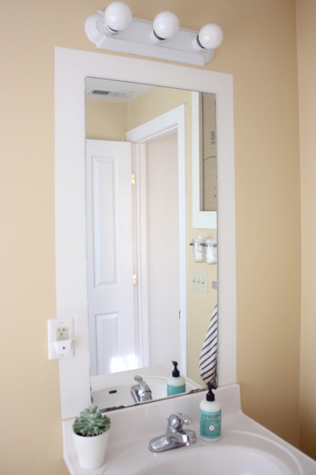 White Bathroom Mirror Frame White Bathroom Mirror Frame