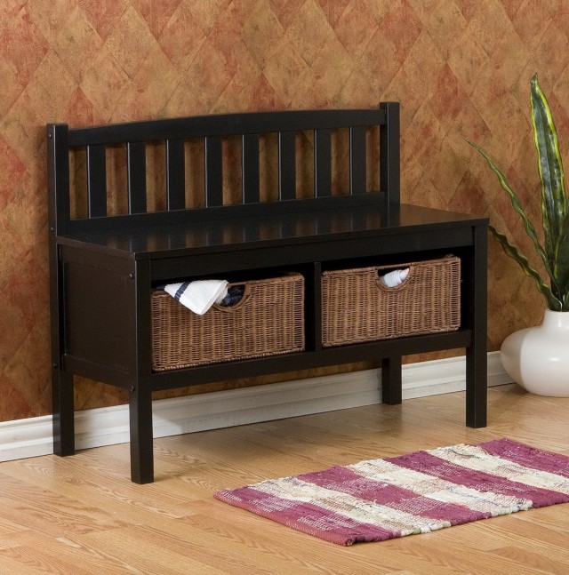 Wicker Hall Storage Bench Wicker Hall Storage Bench
