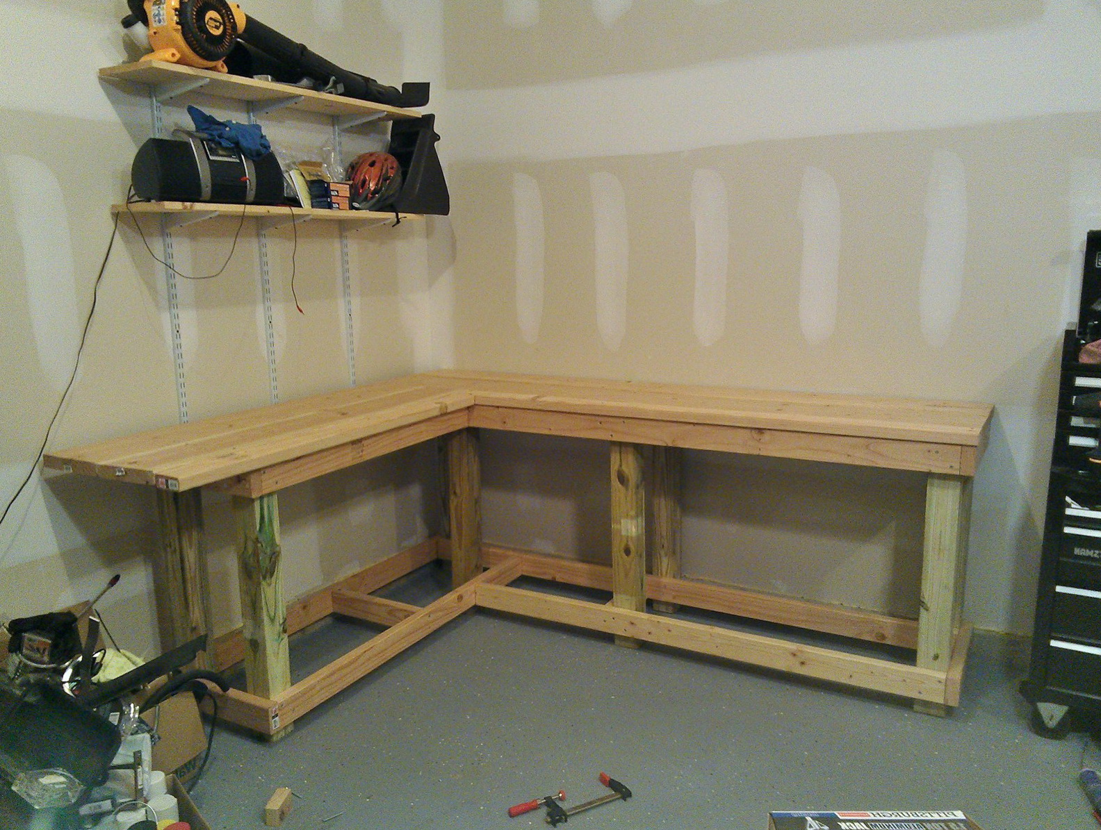 Work Bench Ideas For Garage Home Design Ideas