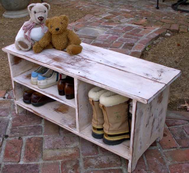 2 Piece Entryway Bench And Shelf Set 2 Piece Entryway Bench And Shelf Set