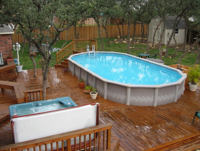 Above Ground Pool Decks For Small Yards Above Ground Pool Decks For Small Yards