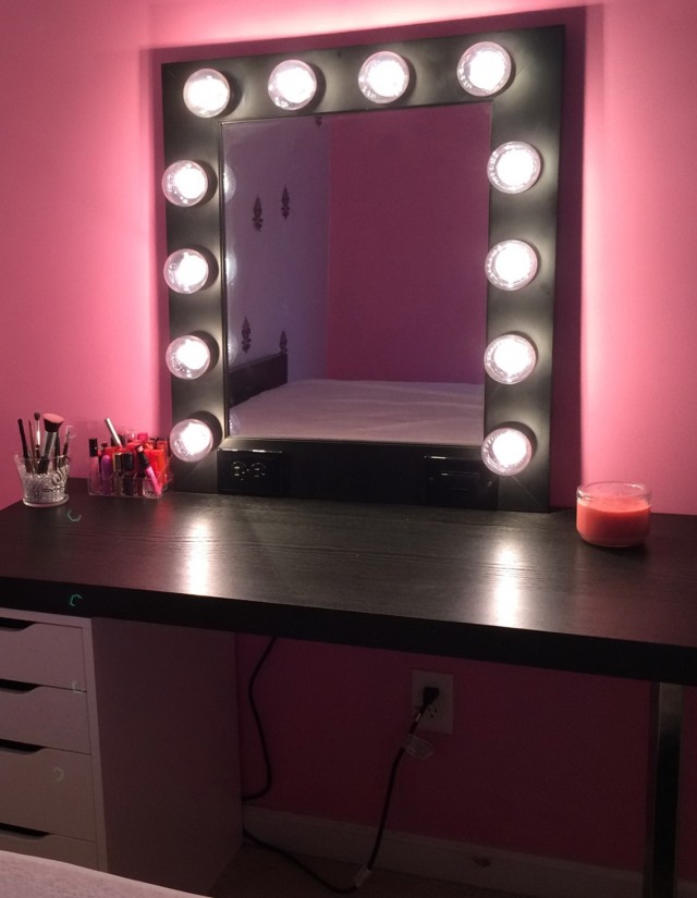 makeup mirror with lights for sale
