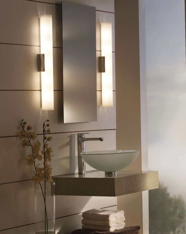 Contemporary Bathroom Mirrors With Lights Contemporary Bathroom Mirrors With Lights