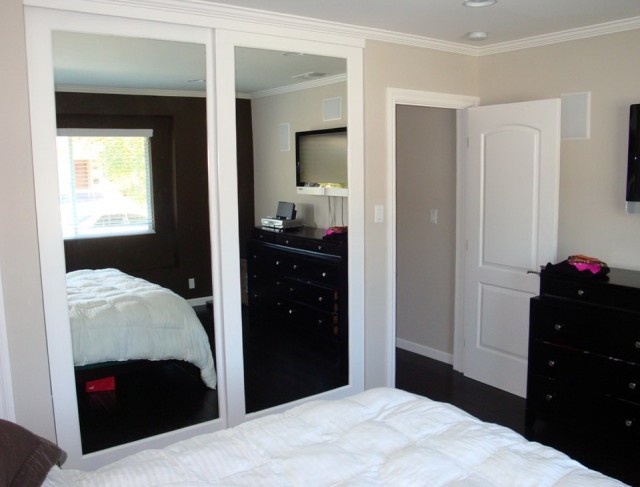 Custom Mirrored Closet Doors Custom Mirrored Closet Doors