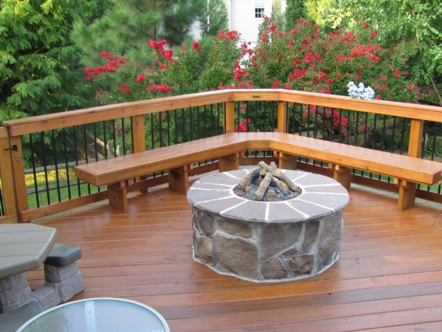 Deck Design Ideas With Fire Pit Deck Design Ideas With Fire Pit