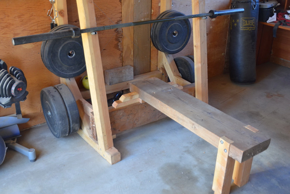 Diy Bench And Squat Rack Home Design Ideas