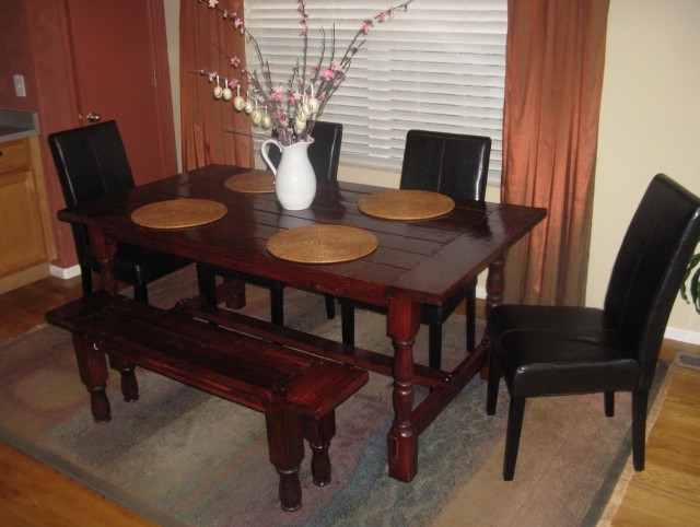 Kitchen Table With Bench Seating Plans Kitchen Table With Bench Seating Plans