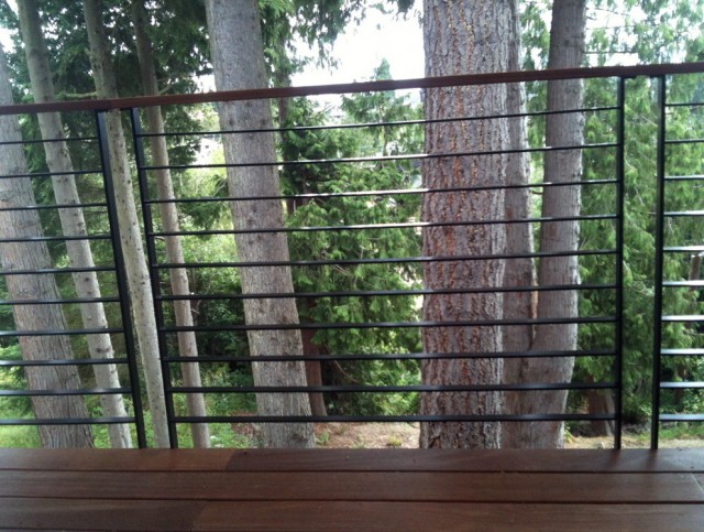 Modern Metal Deck Railing Modern Metal Deck Railing