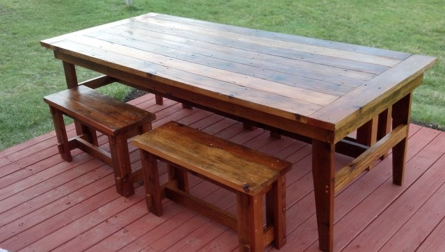 Rustic Kitchen Tables With Benches Rustic Kitchen Tables With Benches
