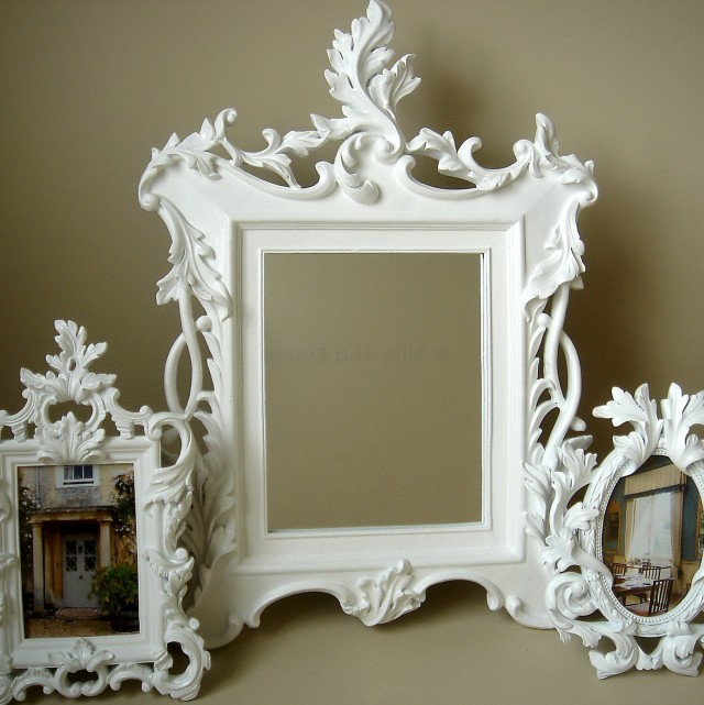 White Baroque Mirrors For Sale White Baroque Mirrors For Sale