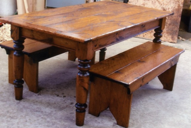 Wooden Kitchen Tables With Benches Wooden Kitchen Tables With Benches