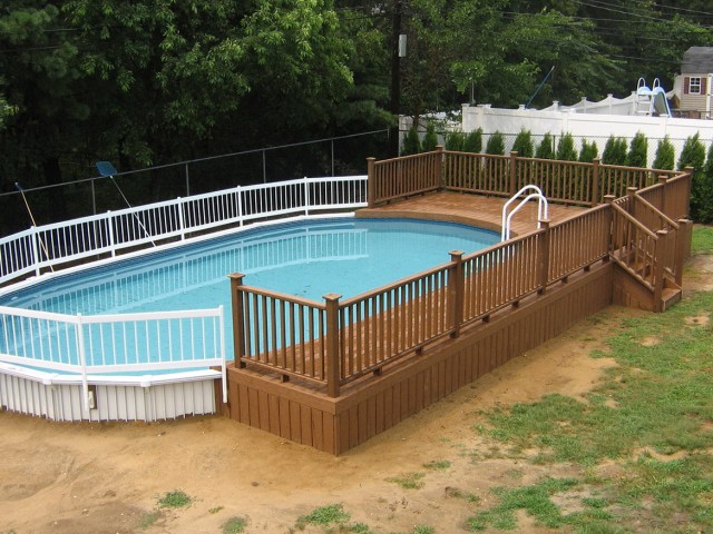 Above Ground Pools With Decks Above Ground Pools With Decks