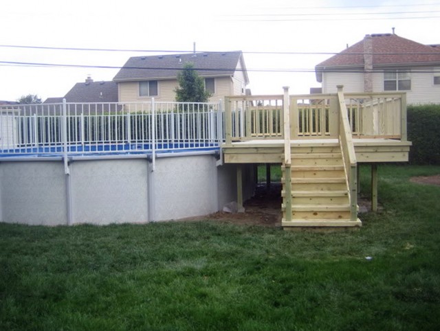 Above Ground Pools With Decks Pictures Above Ground Pools With Decks Pictures
