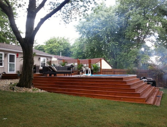 Backyard Decks With Pools Backyard Decks With Pools