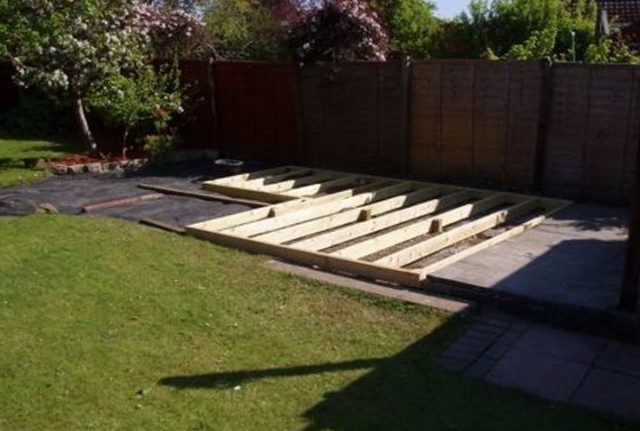 Building A Deck On The Ground Plans Building A Deck On The Ground Plans