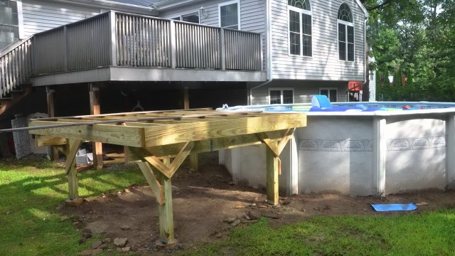 Building A Deck On The Ground Youtube Building A Deck On The Ground Youtube
