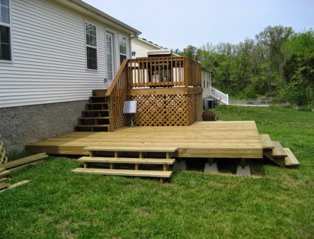 Building A Floating Deck On Uneven Ground