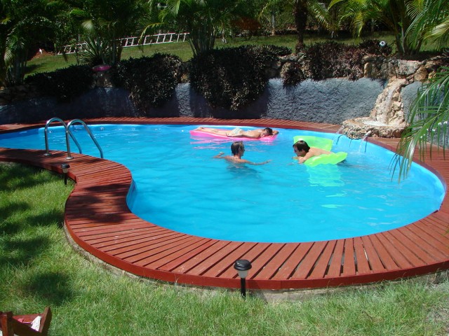Inground Pool Decking Options Inground Pool Decking Options