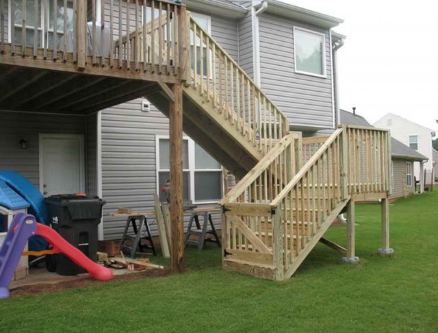 Installing Deck Stair Railing Installing Deck Stair Railing
