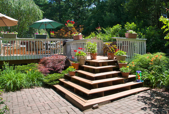 Landscaping Around Deck Stairs | Home Design Ideas Landscaping Around Deck Stairs Home Design Ideas