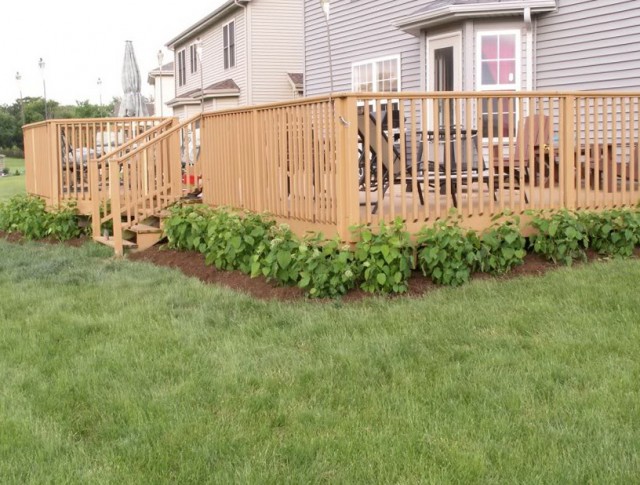 Landscaping Around Raised Deck Landscaping Around Raised Deck