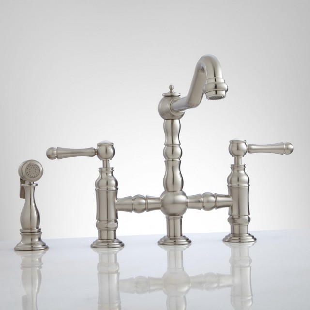 Deck Mount Bridge Kitchen Faucet Deck Mount Bridge Kitchen Faucet