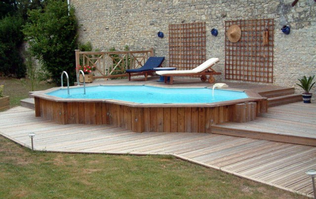 Wooden Deck Ideas For Above Ground Pools Wooden Deck Ideas For Above Ground Pools