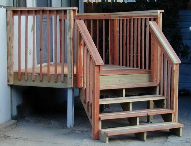 Build Handrail For Deck Stairs