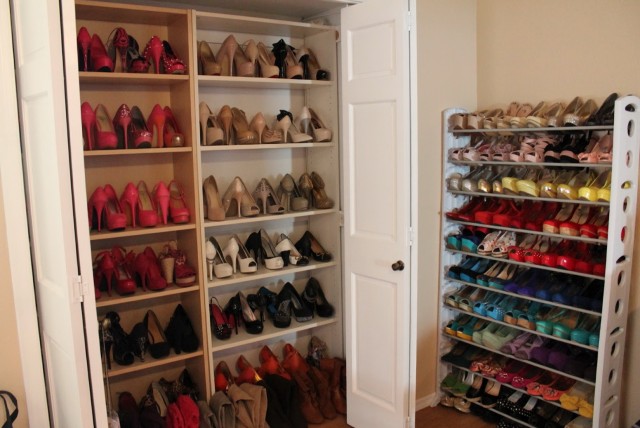 Build Shoe Shelves In Closet Build Shoe Shelves In Closet