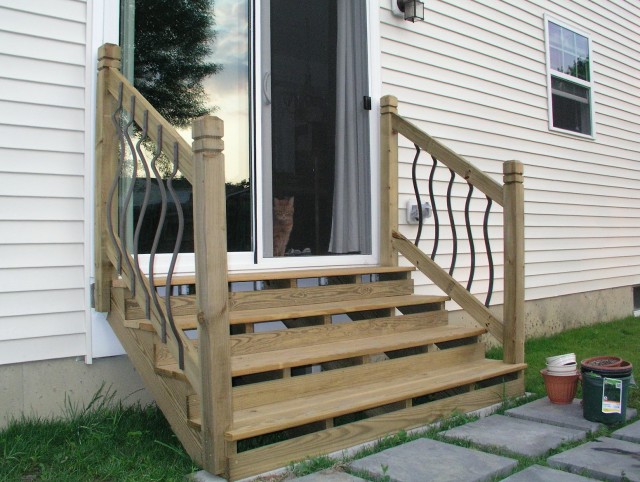 Build Deck Stairs Without Stringers Home Design Ideas