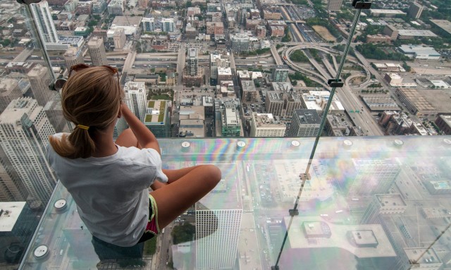 Chicago Observation Deck Crack Chicago Observation Deck Crack