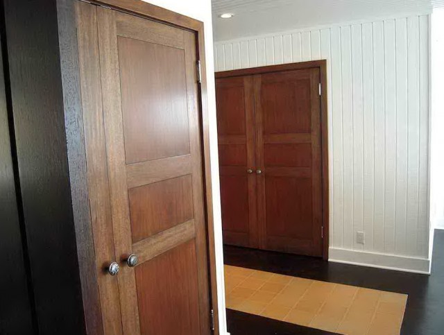 Dark Wood Bifold Closet Doors Dark Wood Bifold Closet Doors