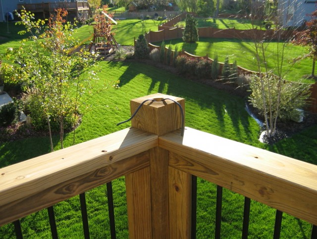 Deck Post Lighting Home Depot Deck Post Lighting Home Depot