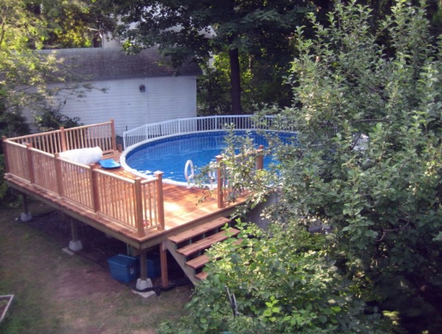 Decks Around Above Ground Pools Pictures Decks Around Above Ground Pools Pictures