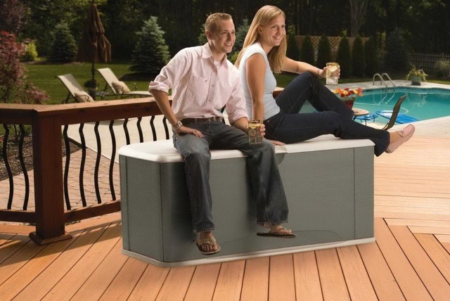 Extra Large Deck Box With Seat Extra Large Deck Box With Seat