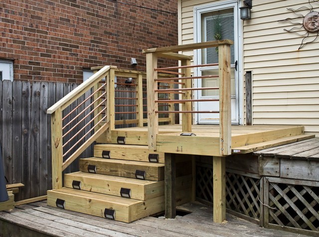 Horizontal Wood Deck Railings Horizontal Wood Deck Railings