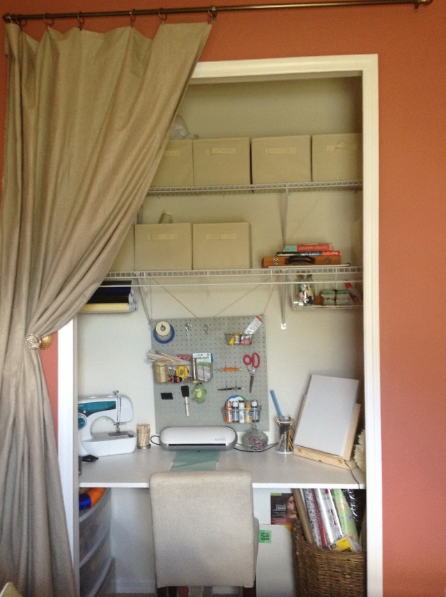How To Make Desk In Closet How To Make Desk In Closet