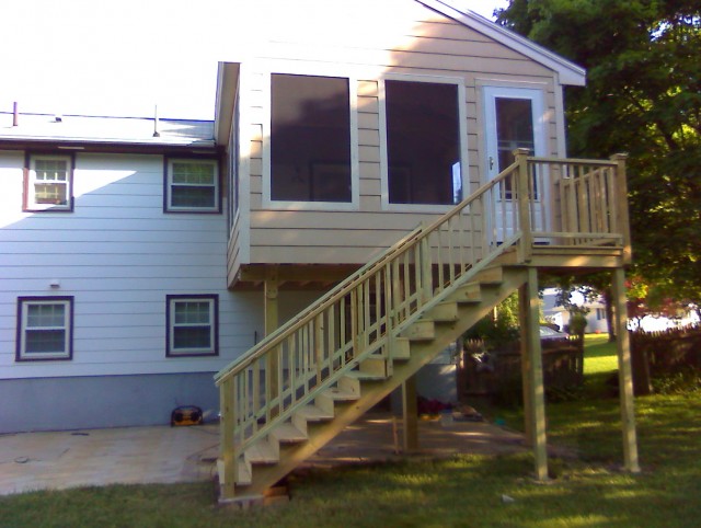 Second Story Decks With Stairs Second Story Decks With Stairs