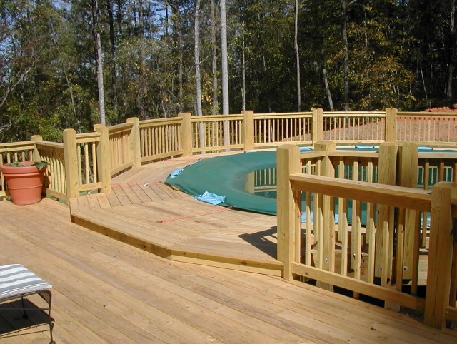 Above Ground Swimming Pools With Decks And Fences Above Ground Swimming Pools With Decks And Fences