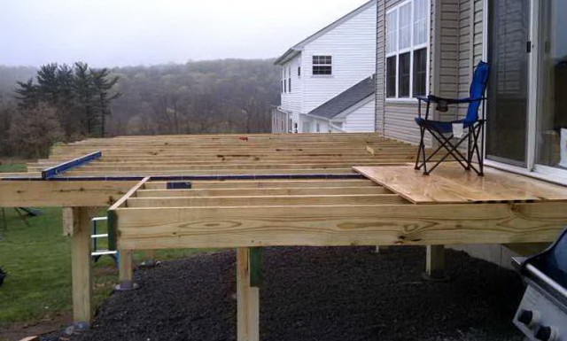 Building A Ground Level Deck Attached To House Building A Ground Level Deck Attached To House