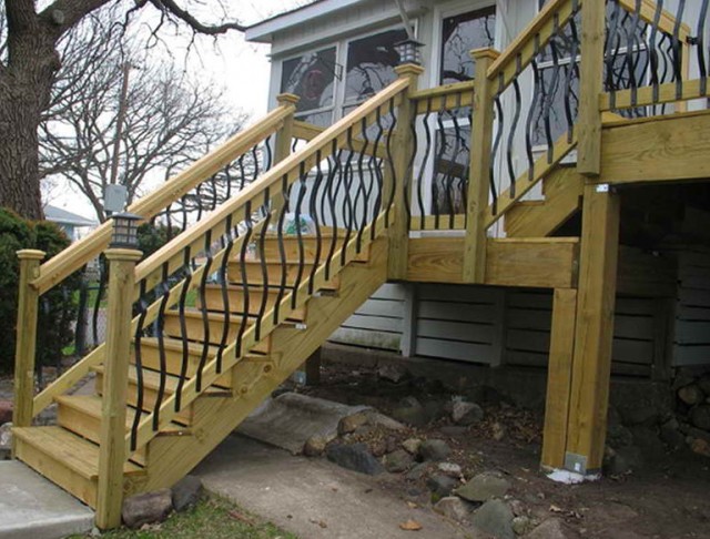 Building Deck Stairs With Metal Stringers | Home Design Ideas