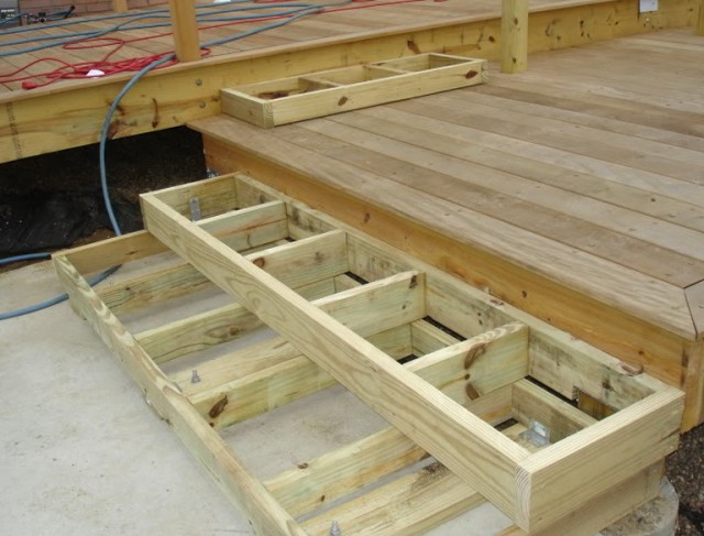 Building Deck Stairs Without Stringers | Home Design Ideas