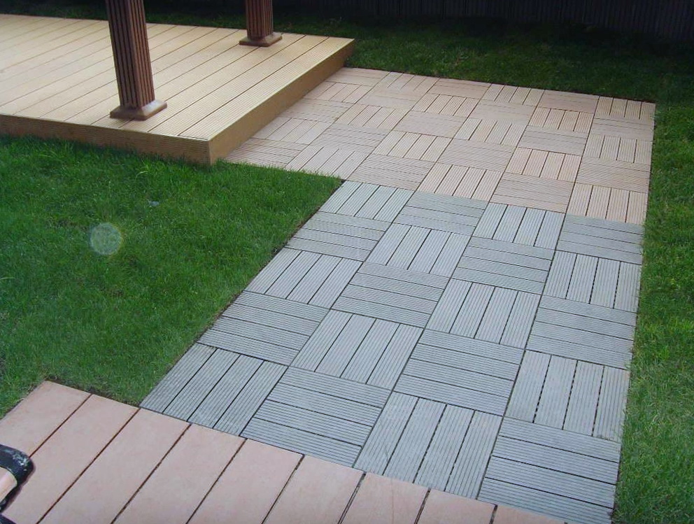 Composite Deck Tiles On Grass Home Design Ideas