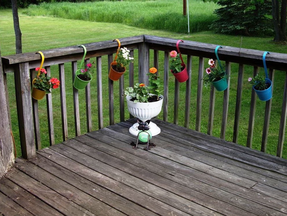 Railing Planter - Railing Planter Boxes Ideas — Home Decorations Insight