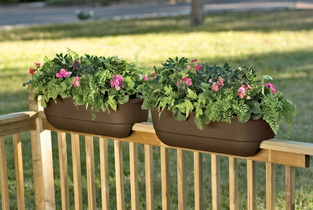 Deck Railing Planter Ideas Deck Railing Planter Ideas