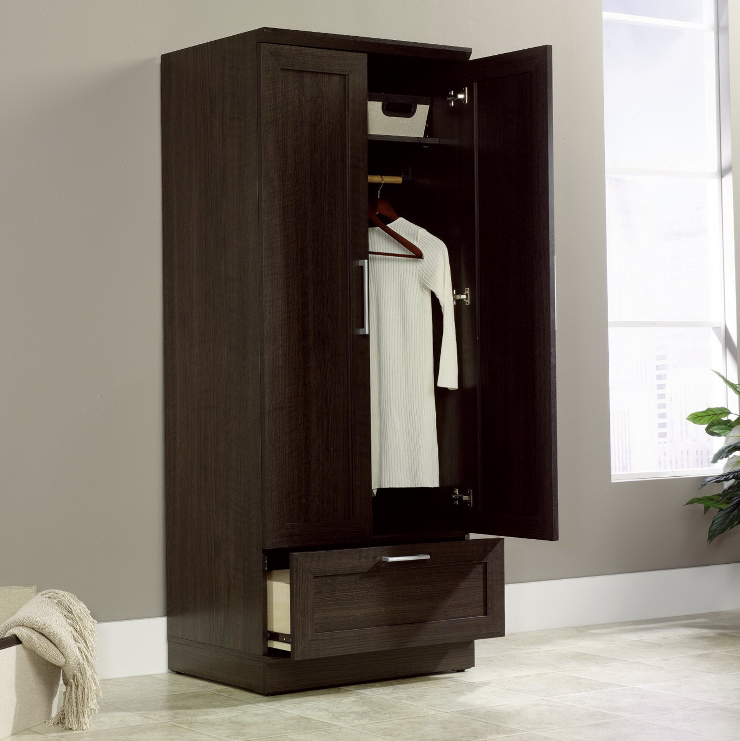 Free Standing Clothes Closet With Doors Home Design Ideas