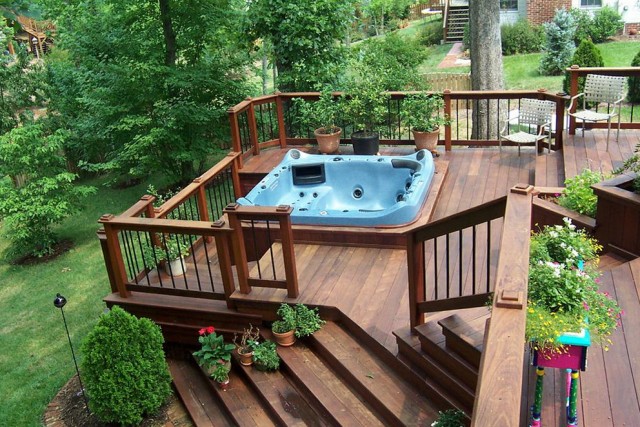 Hot Tub Deck Designs Plans Hot Tub Deck Designs Plans